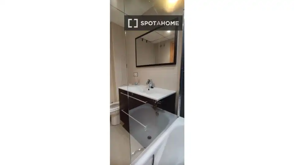 Baño de Apartamento para compartir en Alicante / Alacant con Aire acondicionado, Calefacción y Terraza