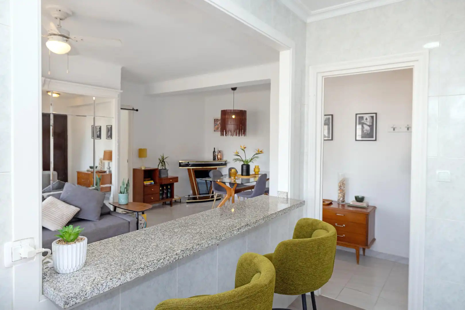 Living room of Flat for sale in Málaga  with Air Conditioner, Heating and Terrace
