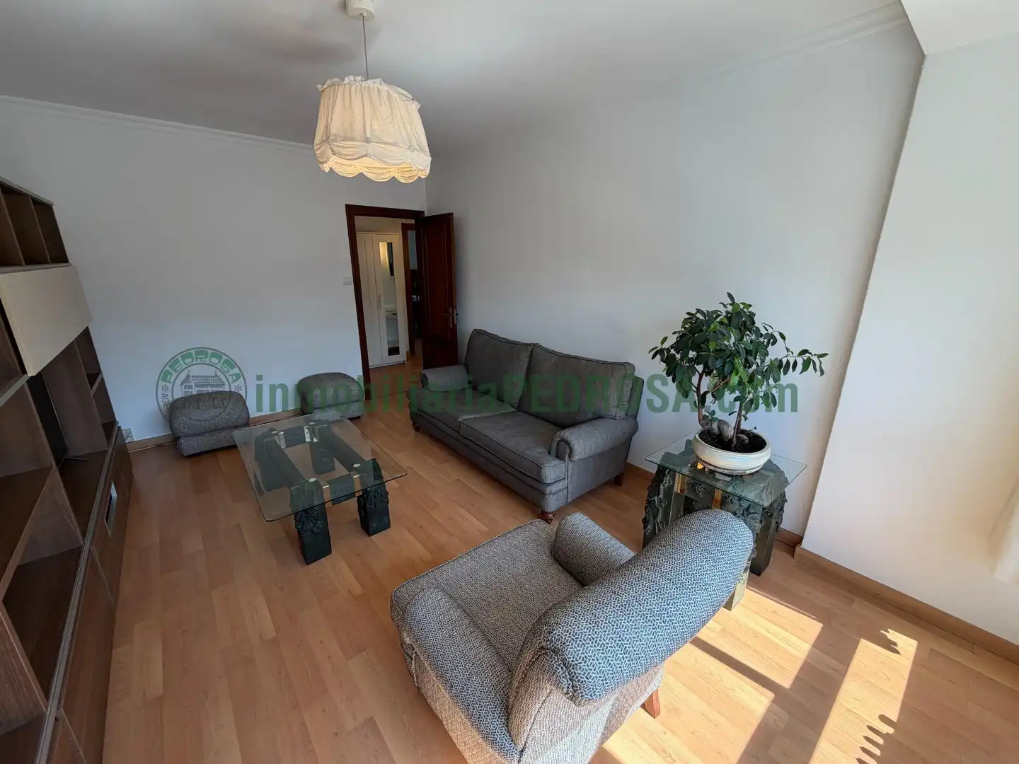 Sala de estar de Piso de alquiler en Pontevedra Capital  con Calefacción, Amueblado y Balcón