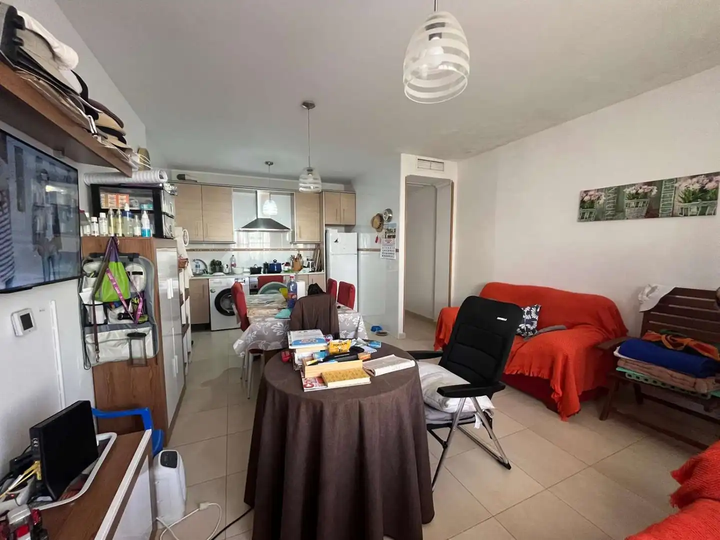 Cuina de Apartament en venda en Cuevas del Almanzora amb Aire condicionat, Terrassa i Moblat