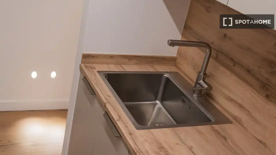 Kitchen of Flat for rent in Madrid  with Air Conditioner, Heating and Furnished