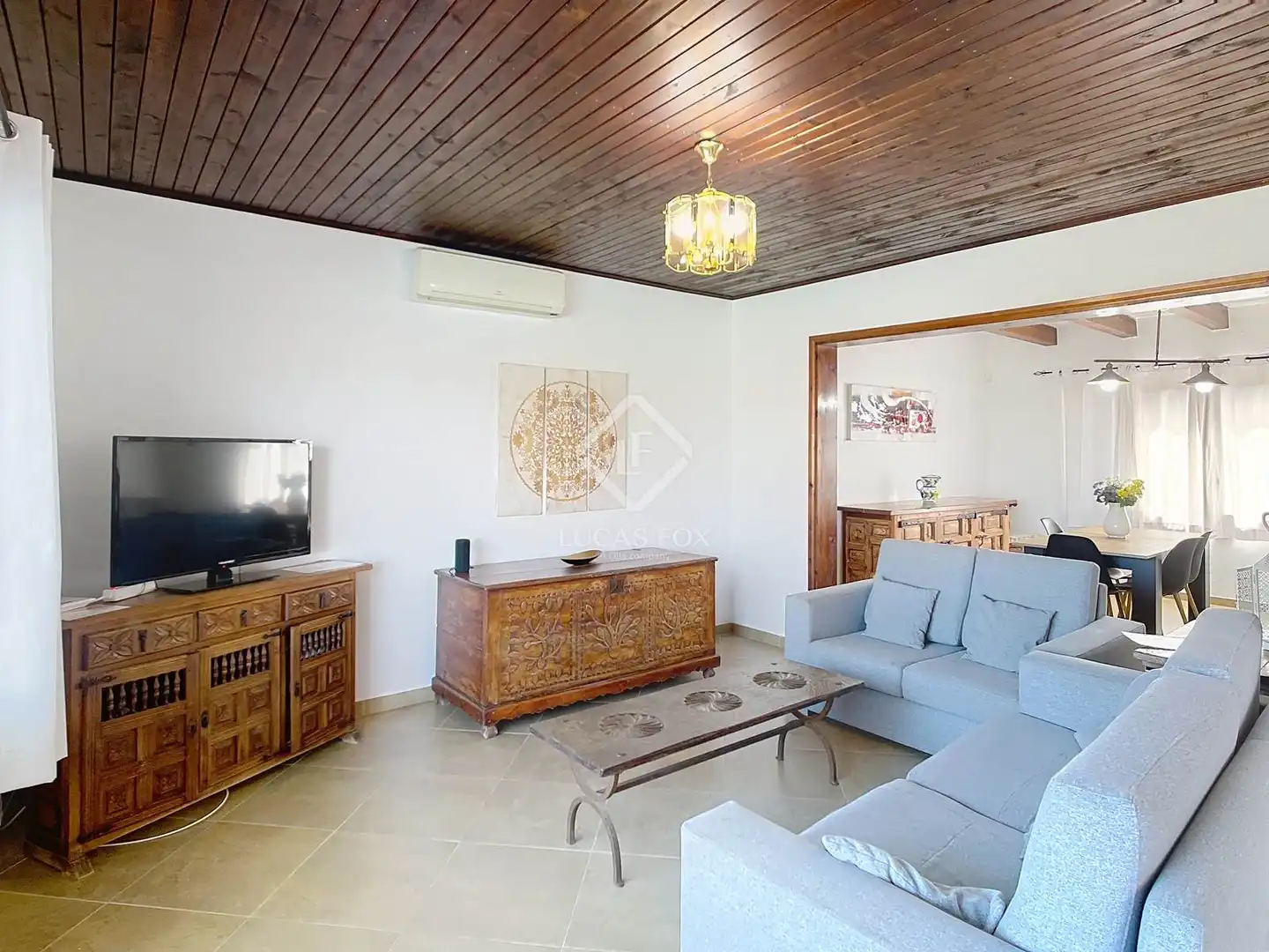 Sala d'estar de Casa o xalet en venda en Ciutadella de Menorca amb Aire condicionat, Traster i Piscina