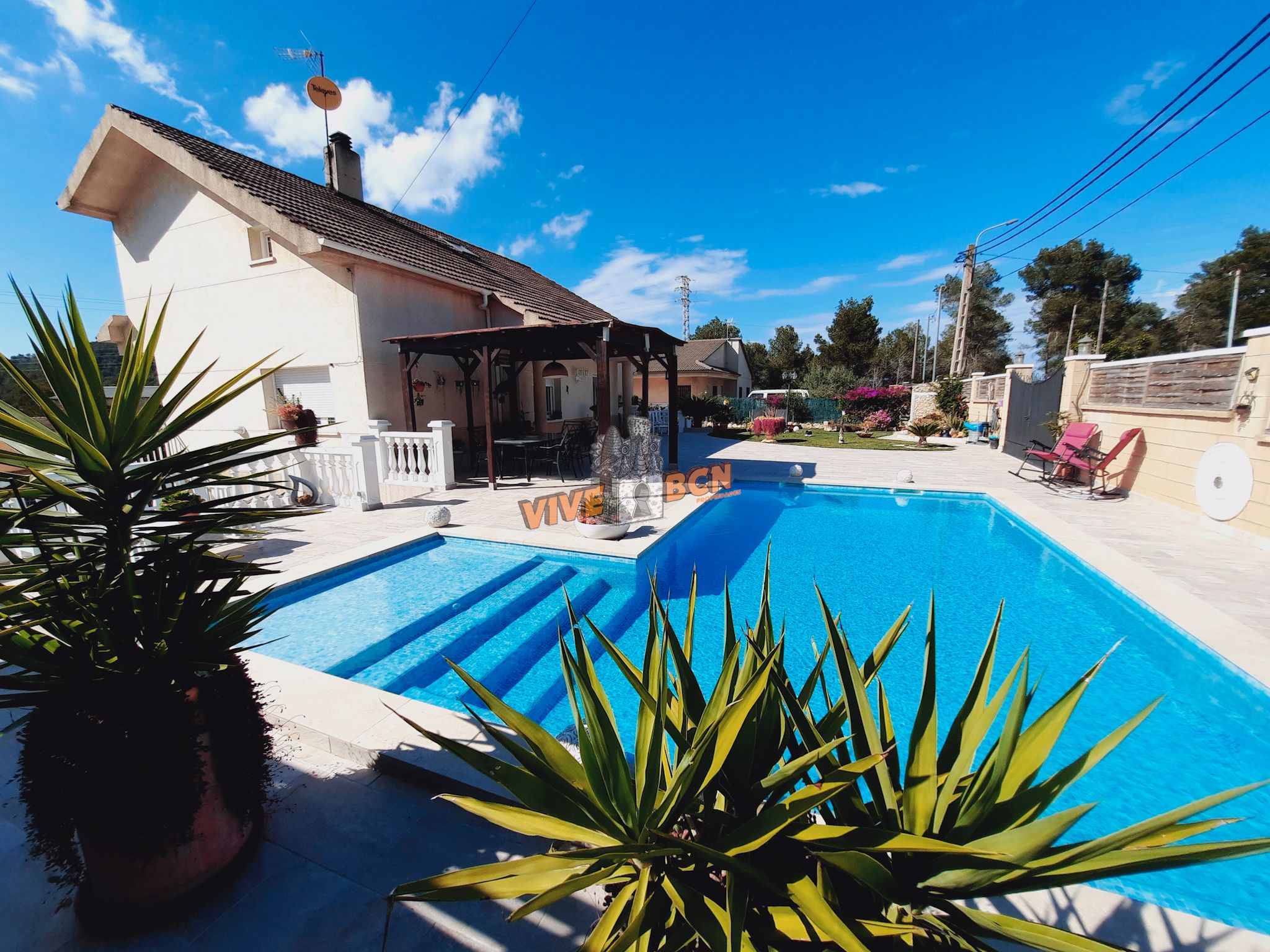 Exterior view of House or chalet for sale in Vallirana  with Heating, Private garden and Terrace