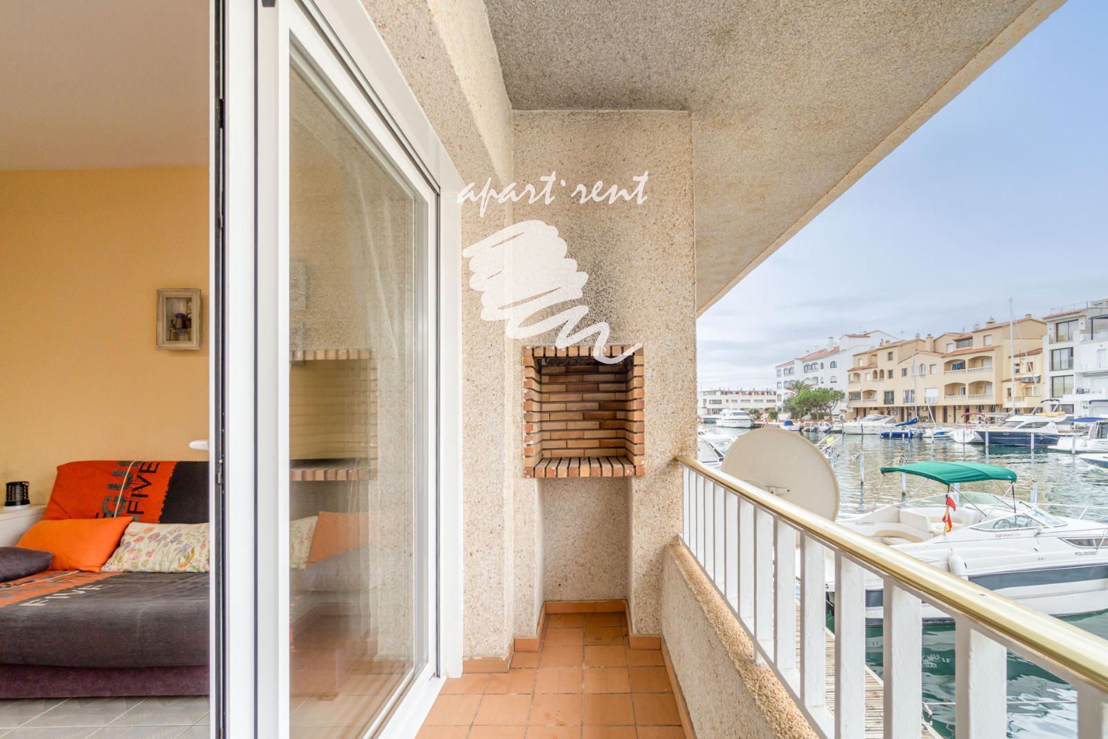Bedroom of Flat for sale in Empuriabrava  with Air Conditioner, Terrace and Furnished
