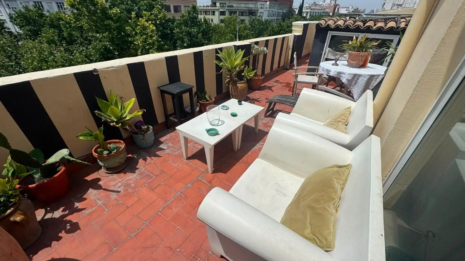 Terrassa de Àtic de lloguer en Valencia amb Aire condicionat, Calefacció i Parquet