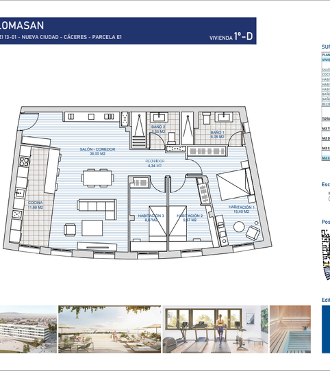 Photo 2 of Flat for sale in Calle Socrates, Mejostilla, Cáceres Capital
