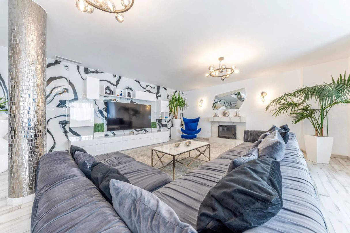 Living room of Attic for sale in Alicante / Alacant  with Air Conditioner, Heating and Terrace