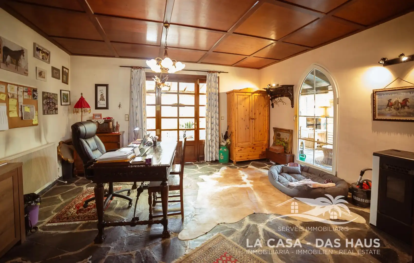 Sala de estar de Finca rústica en venta en Maçanet de la Selva