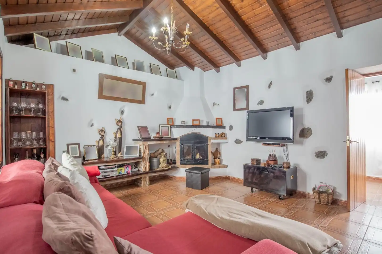 Sala d'estar de Casa adosada en venda en La Orotava
