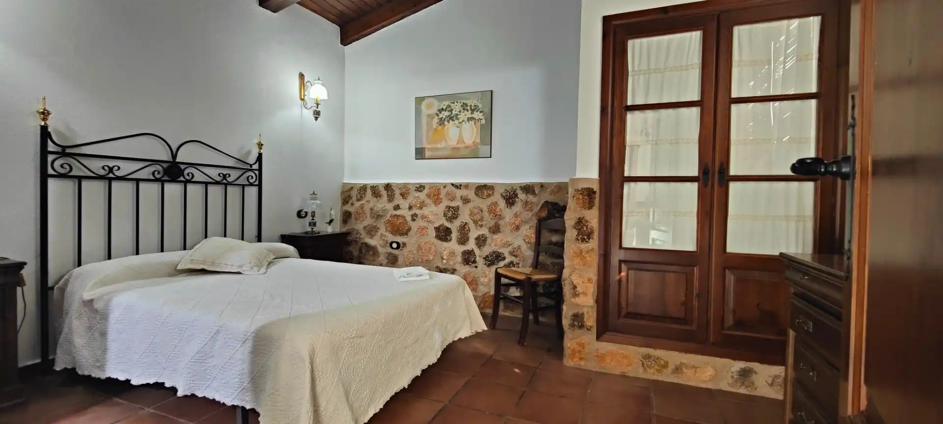 Habitación de Finca rústica en venta en La Lapa con Aire acondicionado, Jardín privado y Terraza
