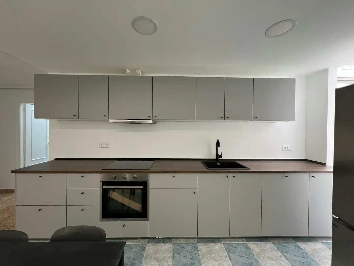 Küche von Wohnung zur untervermieten in Valencia mit Waschmaschine