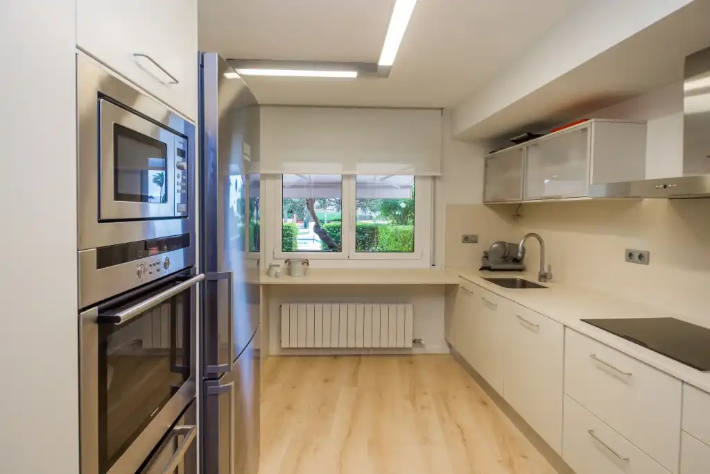 Küche von Maisonette zum Verkauf in Calonge i Sant Antoni mit Klimaanlage, Heizung und Privatgarten