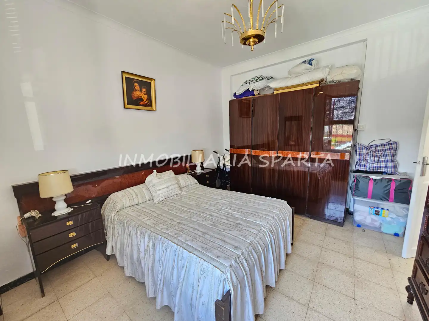 Habitación de Casa adosada en venta en Santiponce con Terraza, Trastero y Balcón