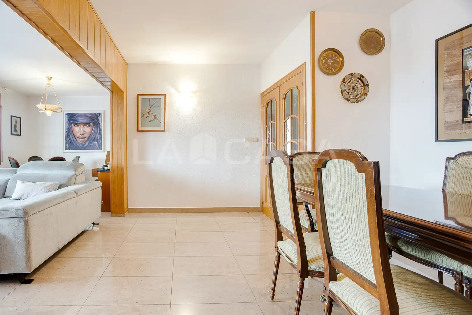 Sala d'estar de Casa o xalet en venda en Lliçà d'Amunt amb Calefacció, Terrassa i Balcó
