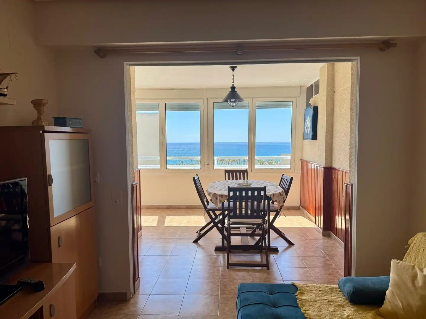 Dining room of Apartments for rent in Alicante / Alacant  with Air Conditioner, Furnished and Community pool