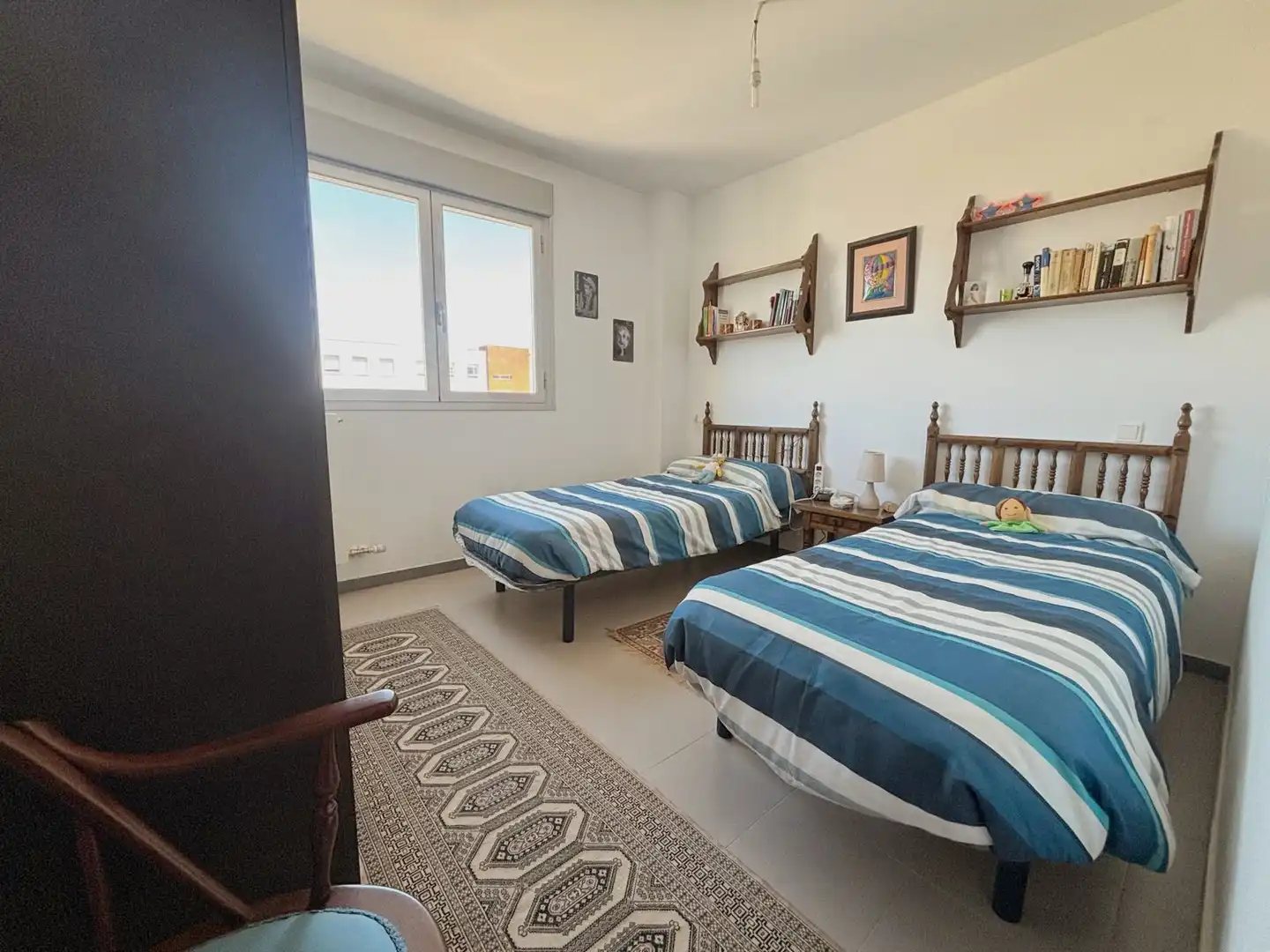 Schlafzimmer von Wohnung zum Verkauf in Zuera mit Heizung, Möbliert und Ofen