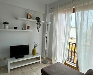 Sala d'estar de Apartament de lloguer en Puerto de la Cruz amb Balcó