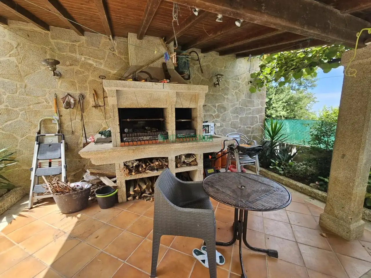Terraza de Casa o chalet en venta en Vigo  con Calefacción, Jardín privado y Terraza
