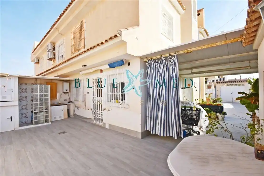 Exterior view of Duplexes for sale in Mazarrón  with Air Conditioner, Heating and Private garden