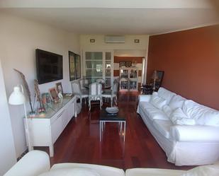 Living room of Attic to rent in Baiona  with Heating, Parquet flooring and Furnished