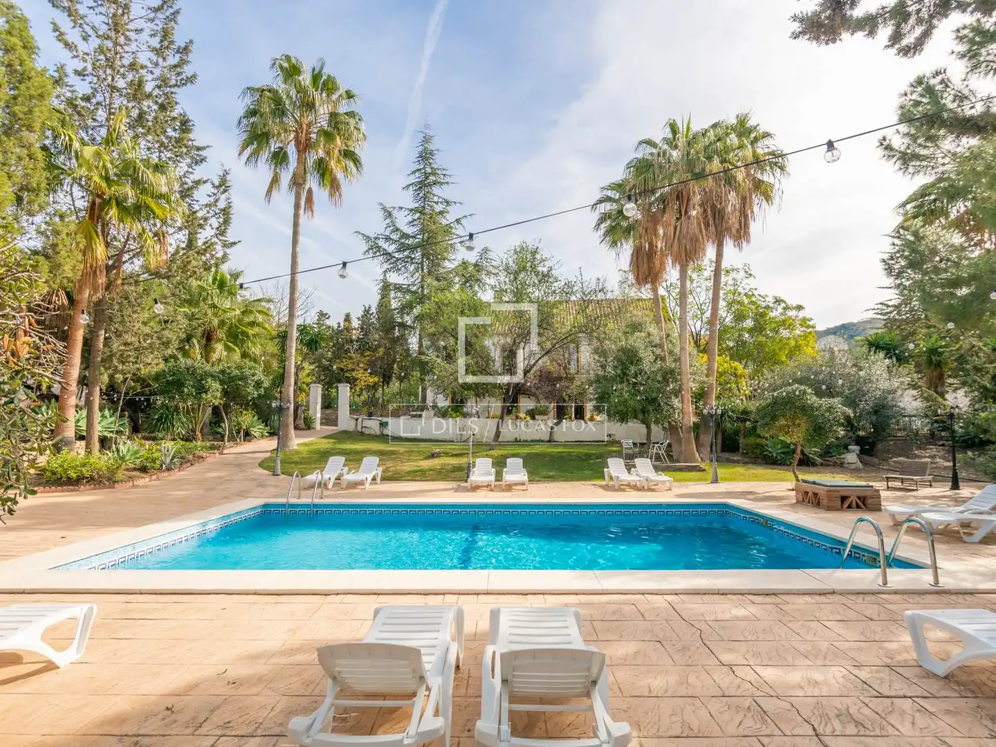 Jardí de Finca rústica en venda en Málaga amb Jardí privat, Terrassa i Piscina
