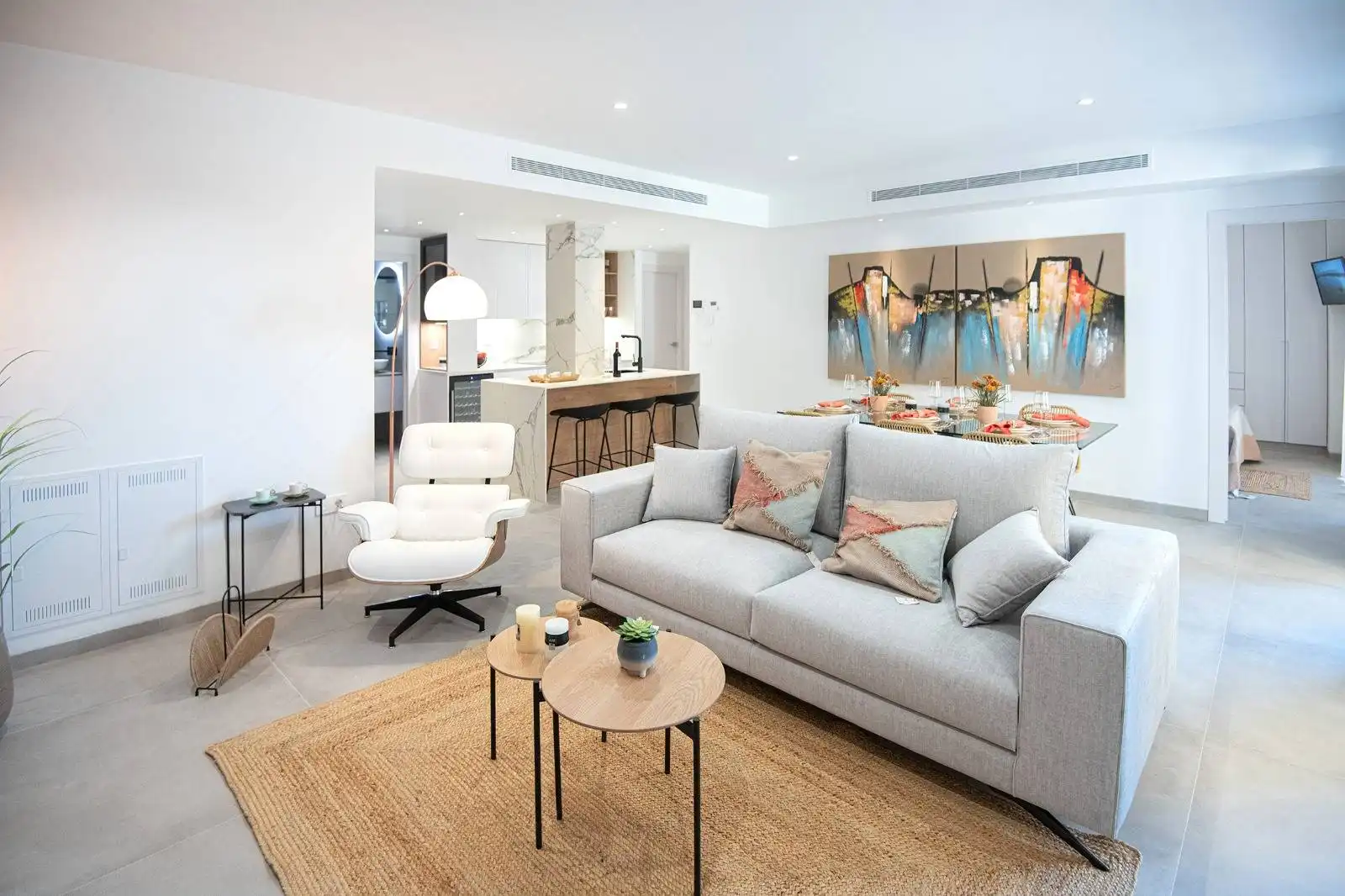 Sala de estar de Apartamento en venta en San Pedro del Pinatar con Aire acondicionado, Terraza y Balcón