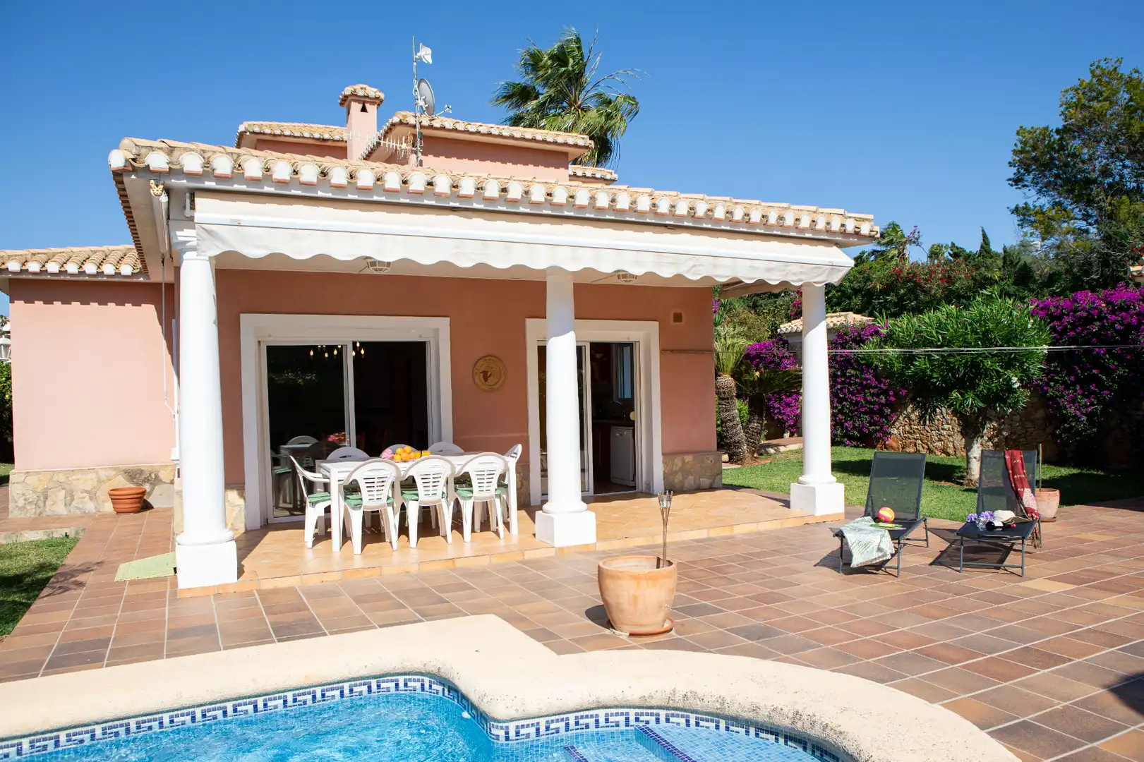 Jardín de Casa o chalet de alquiler en Dénia con Aire acondicionado, Calefacción y Jardín privado