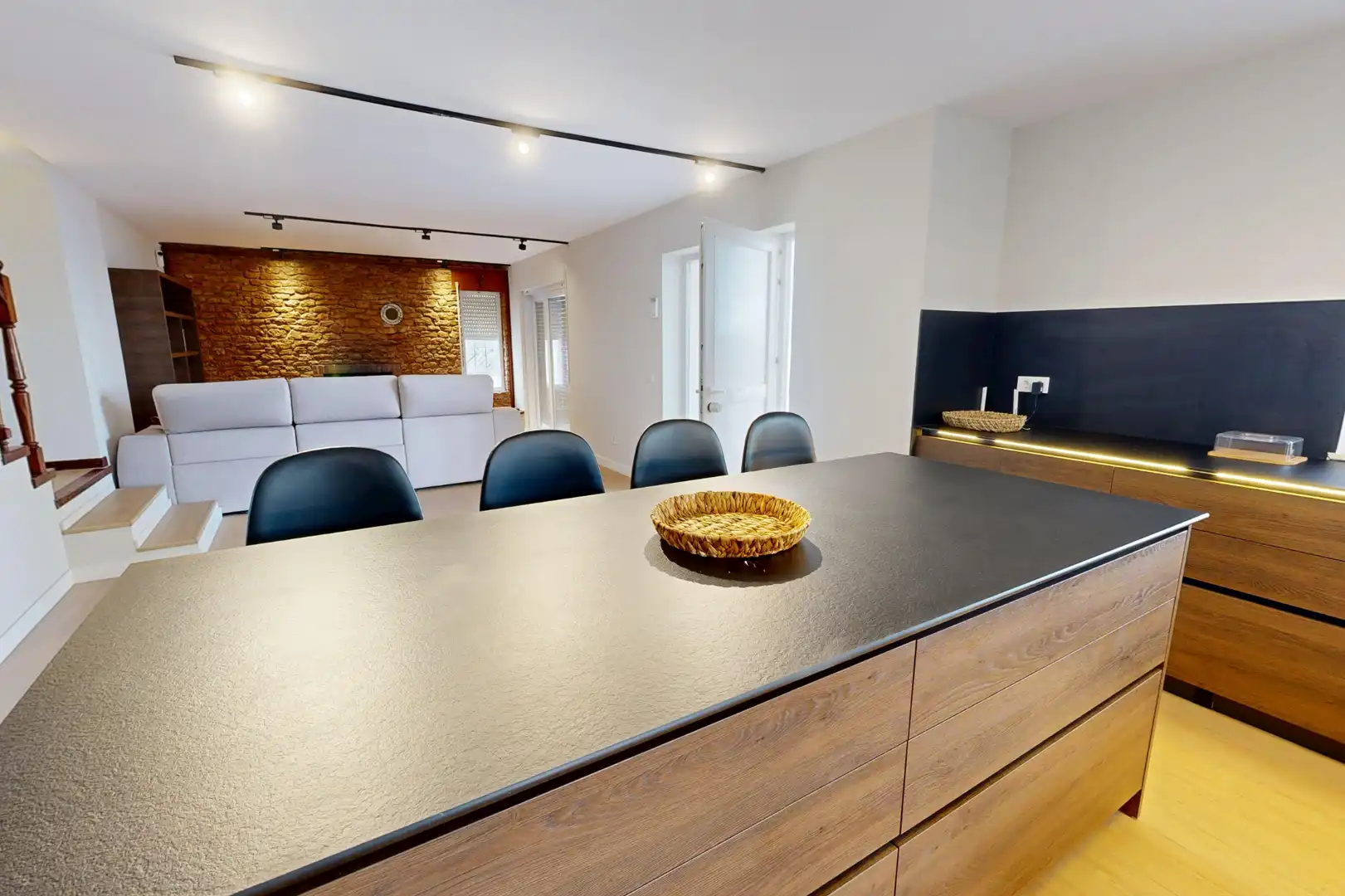 Cocina de Casa o chalet de alquiler en Cartagena con Calefacción, Jardín privado y Parquet