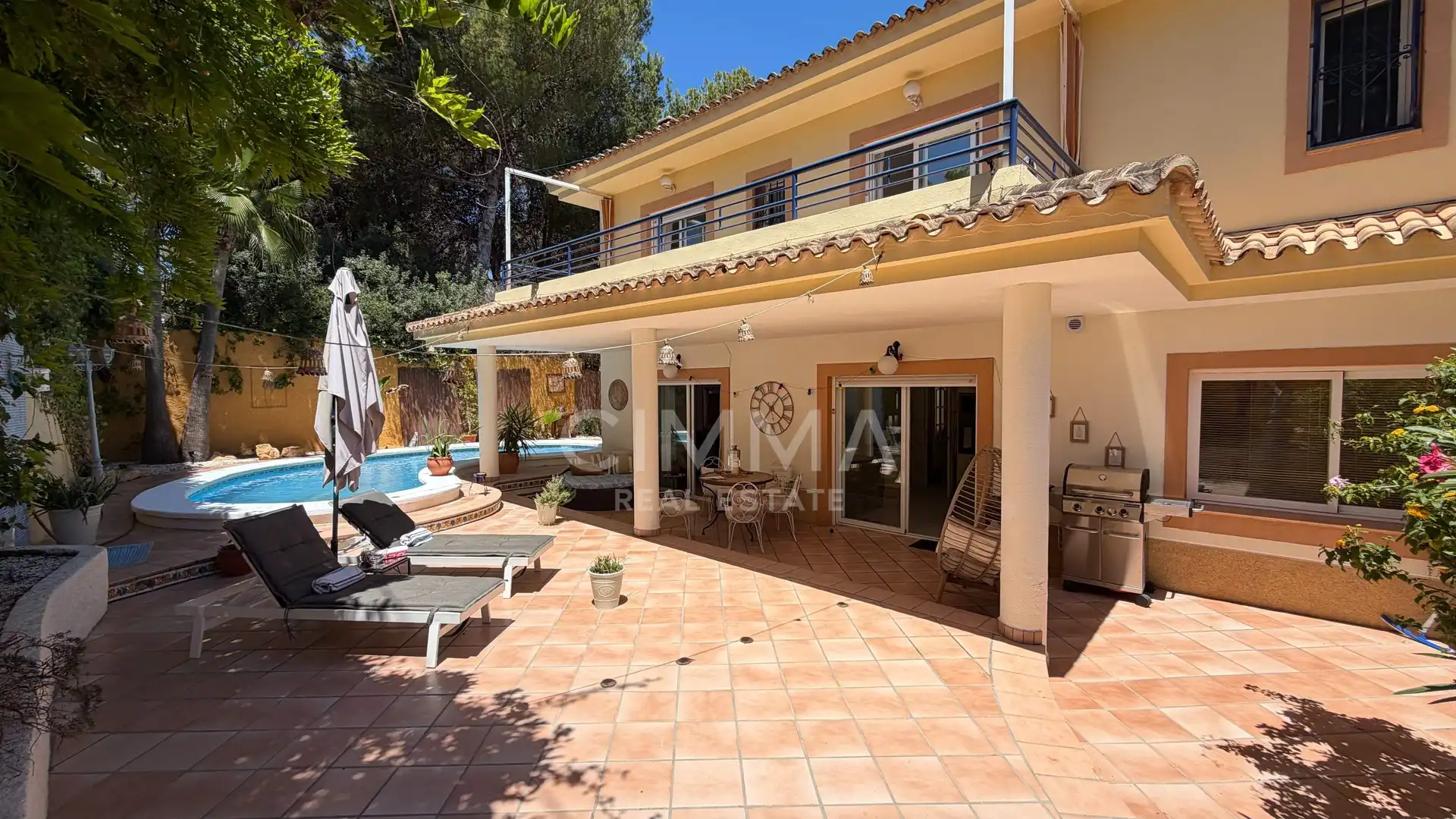Exterior view of Detached homes for sale in L'Alfàs del Pi  with Air Conditioner, Heating and Terrace