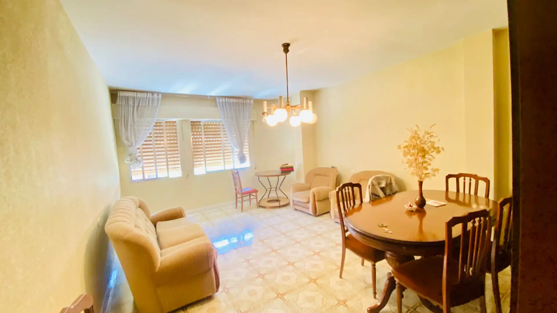 Wohnzimmer von Wohnung zum Verkauf in Navaconcejo mit Terrasse, Möbliert und Waschmaschine