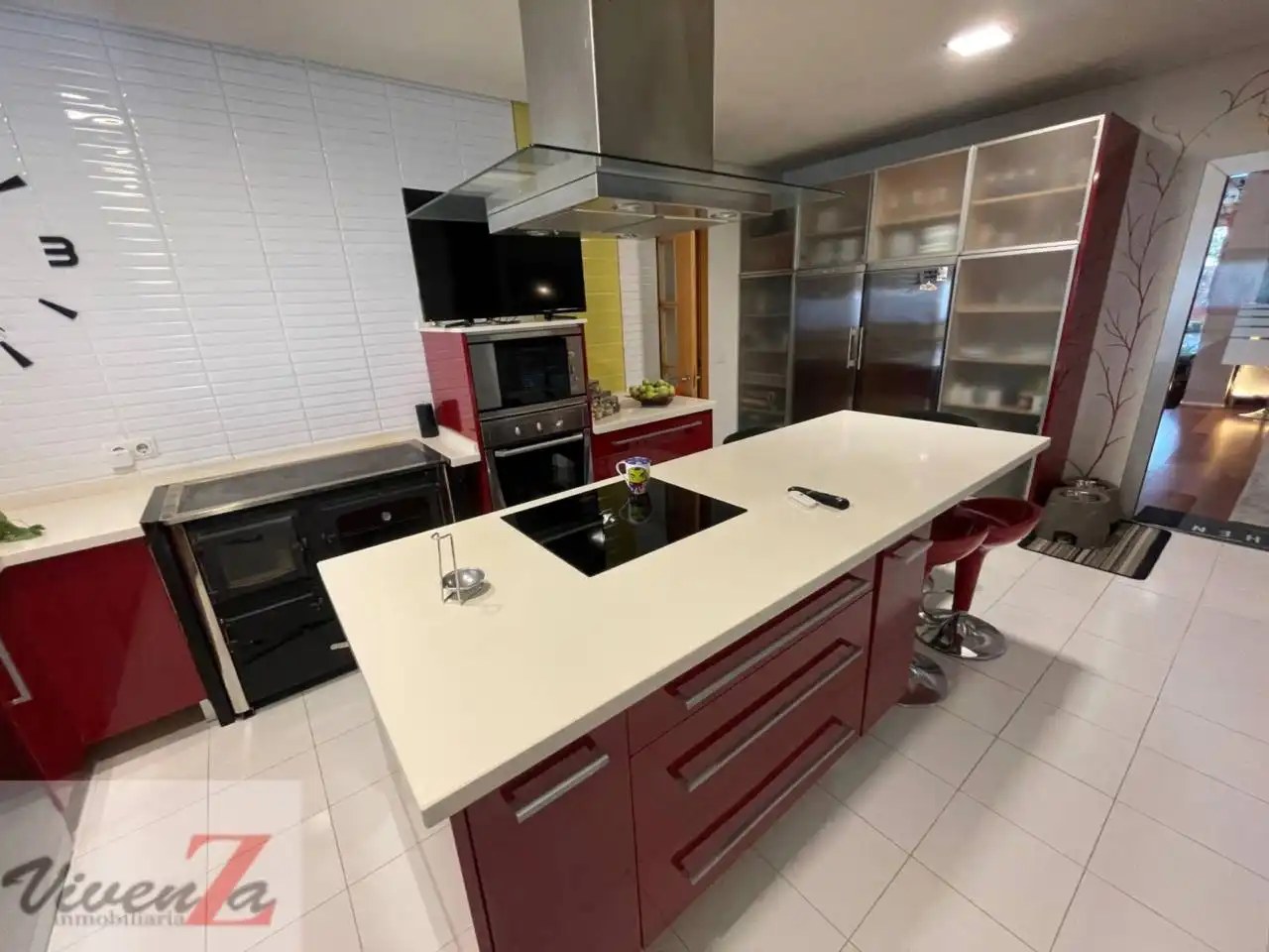 Cuina de Casa o xalet en venda en Villaralbo amb Aire condicionat, Calefacció i Jardí privat