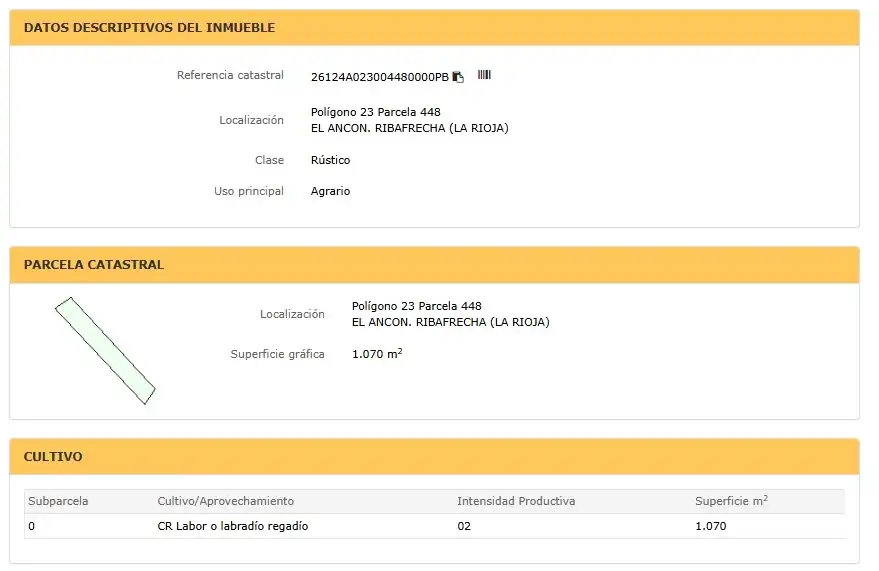 Terreno rústico en venta en Ribafrecha, imagen 2