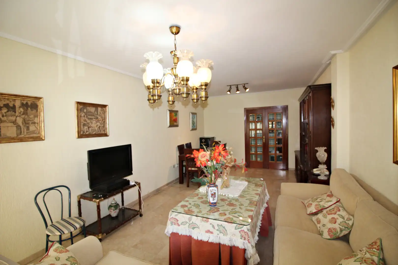 Sala de estar de Piso en venta en Huelva con Amueblado y Balcón