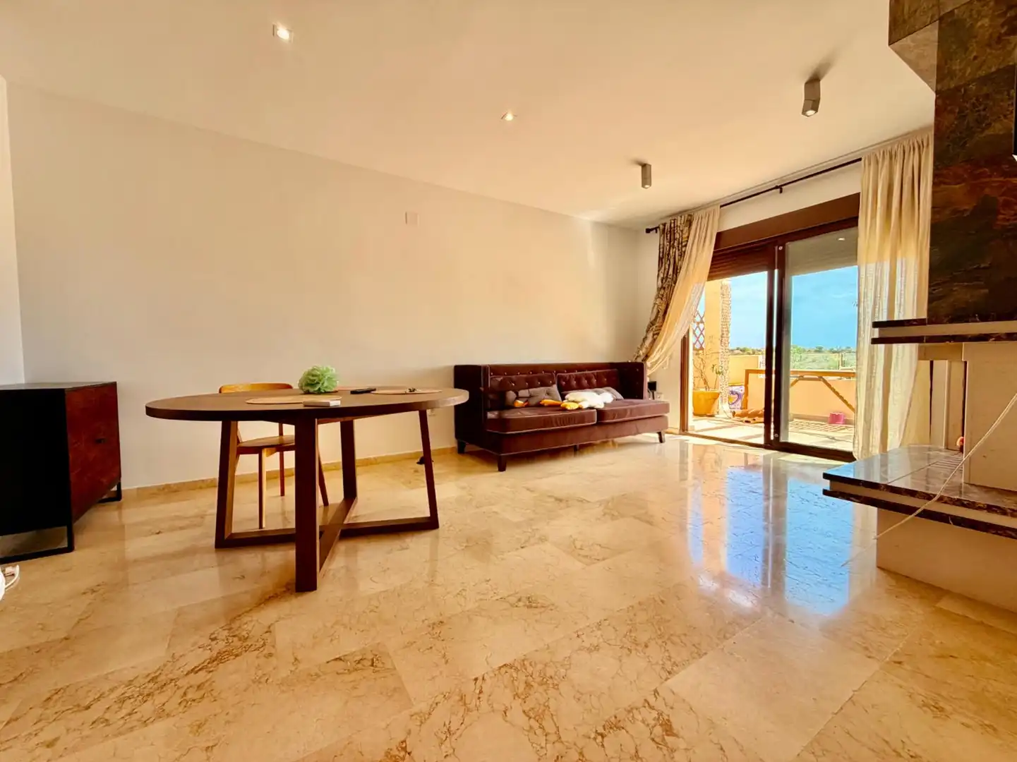 Sala d'estar de Àtic en venda en Orihuela amb Aire condicionat, Terrassa i Traster