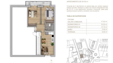 Foto 2 de Piso en venta en Villalbilla pueblo, Villalbilla