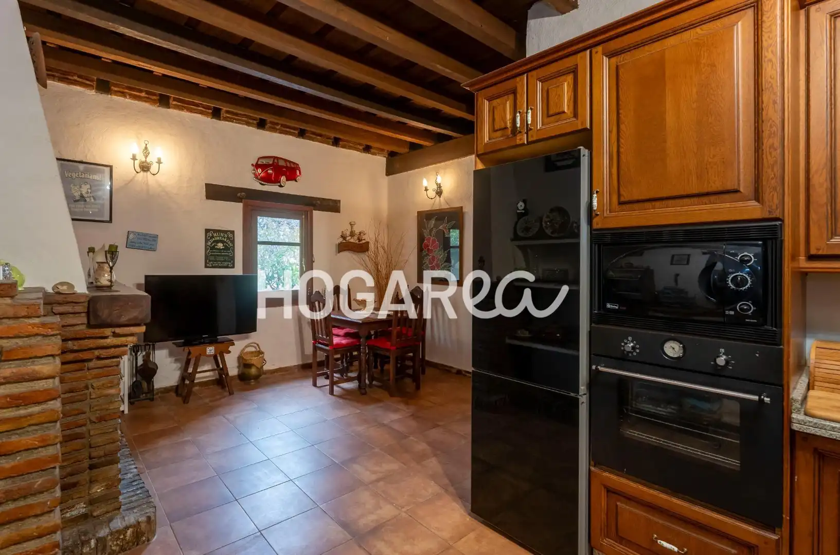 Cocina de Finca rústica en venta en Alcaucín con Jardín privado, Terraza y Piscina
