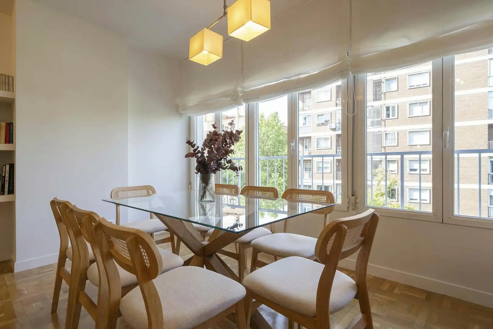 Dining room of Flat for rent in Madrid