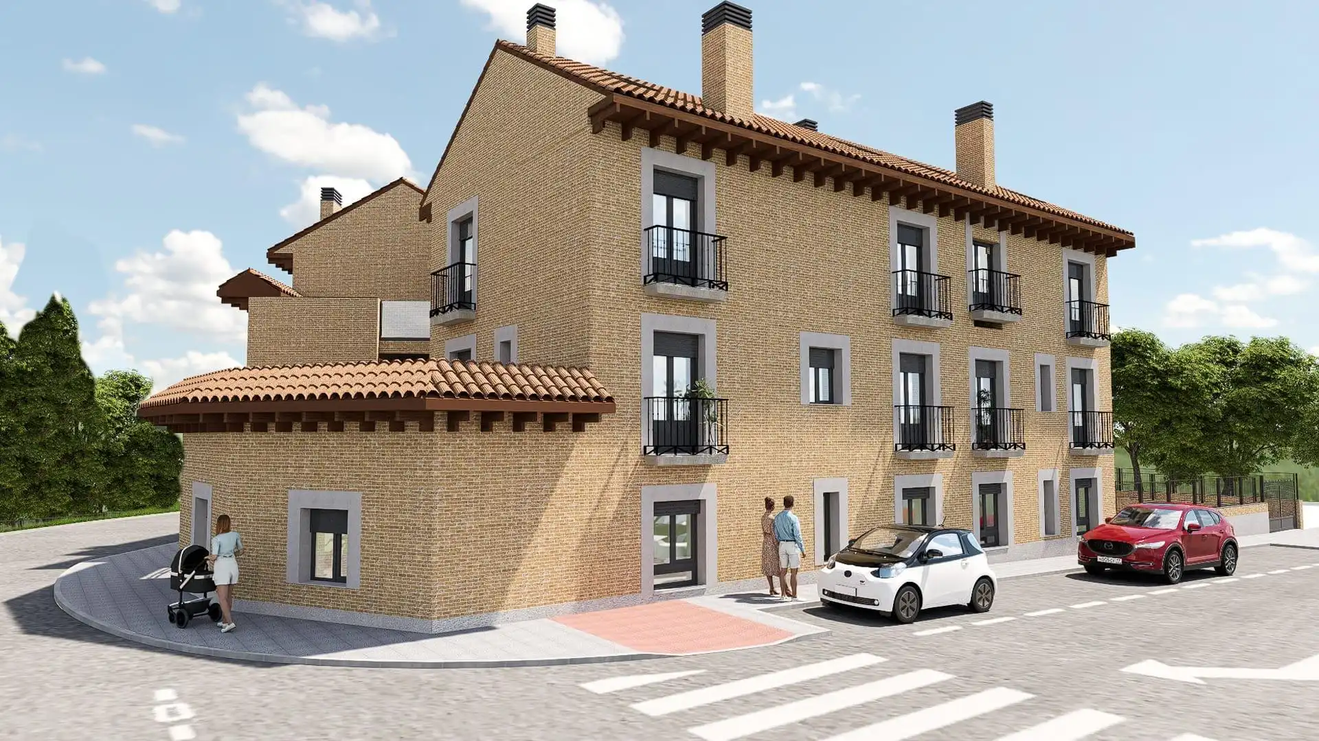 Exterior view of Flat for sale in Navalcarnero  with Heating, Private garden and Terrace