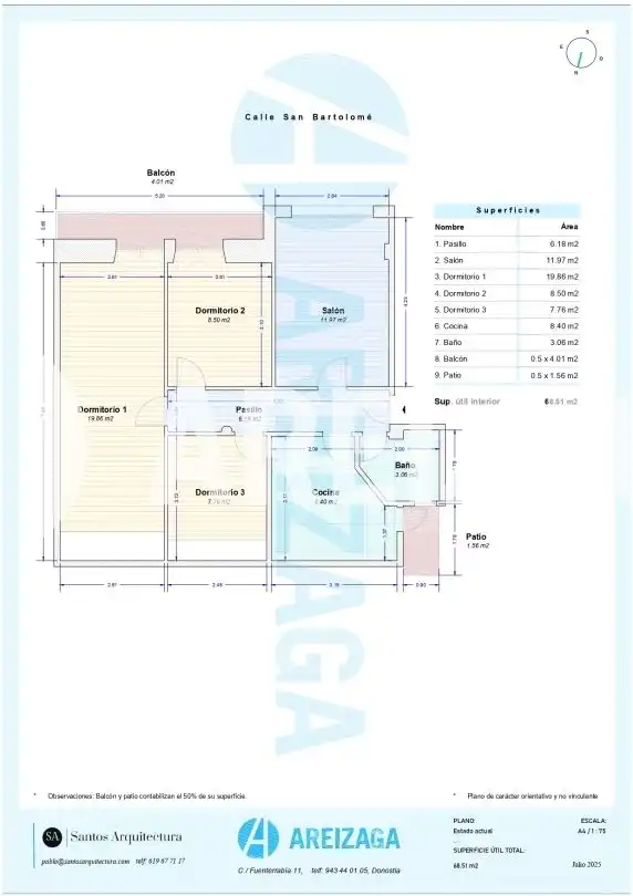Piso en venta en Donostia - San Sebastián  con Calefacción y Balcón