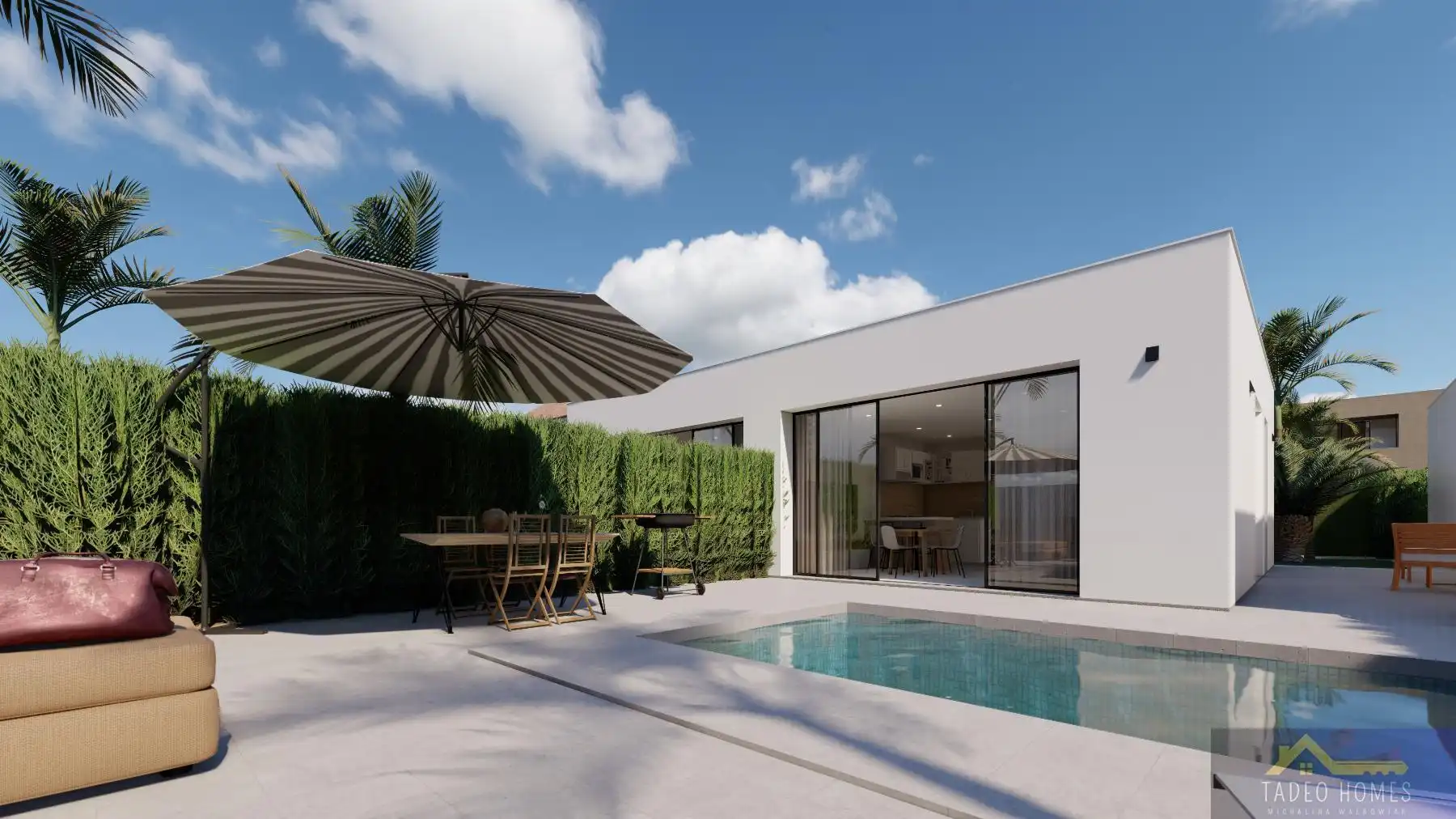 Chalet con piscina en venta en Petunias