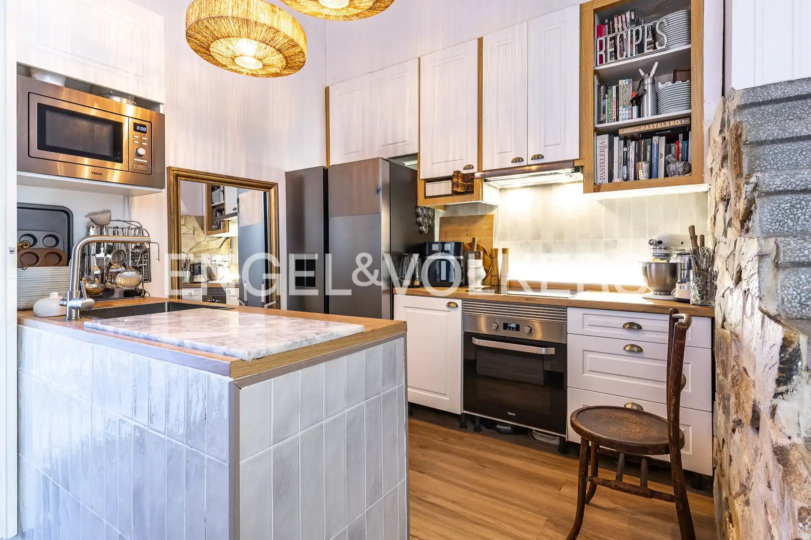 Cocina de Casa adosada en venta en Mataró con Aire acondicionado, Calefacción y Amueblado