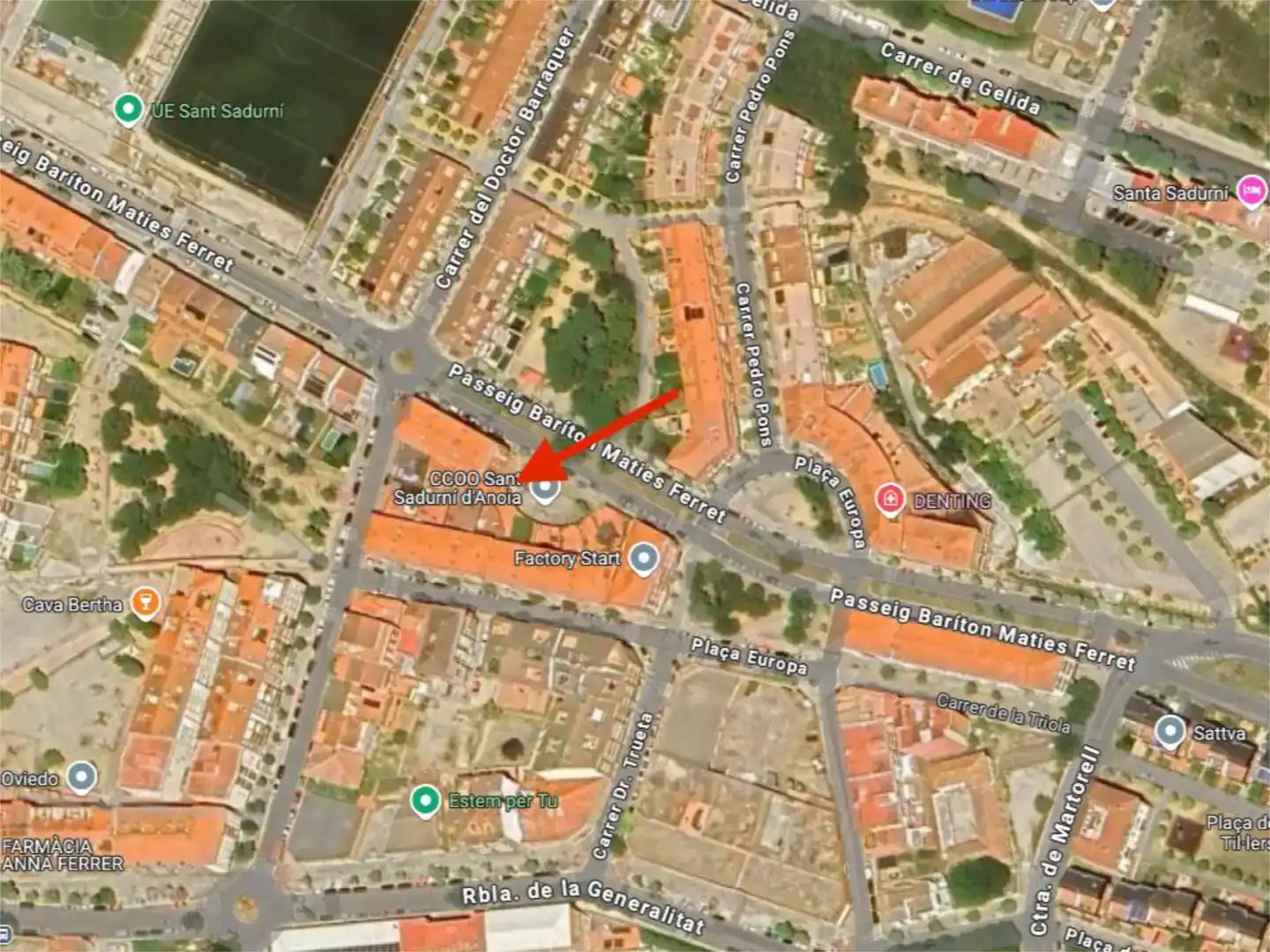 Außenansicht von Geschaftsraum zur Miete in Sant Sadurní d'Anoia