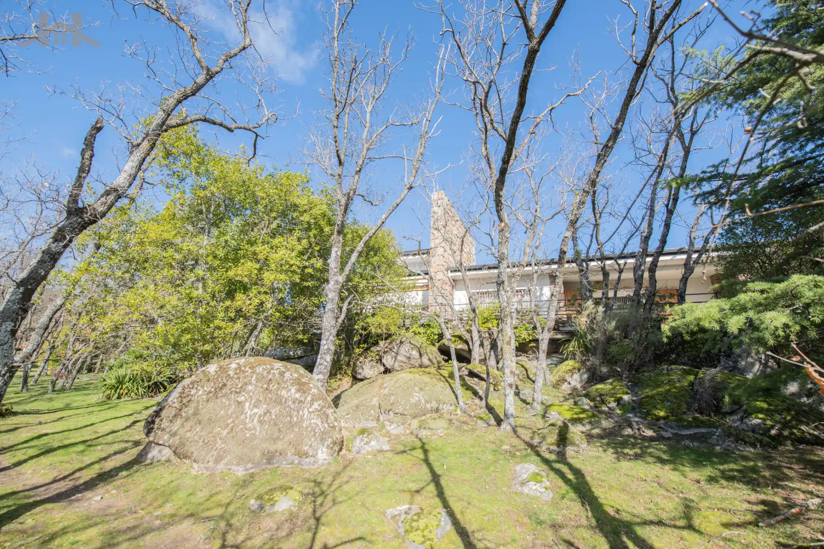 Vista exterior de Casa o xalet en venda en Moralzarzal amb Calefacció, Jardí privat i Terrassa
