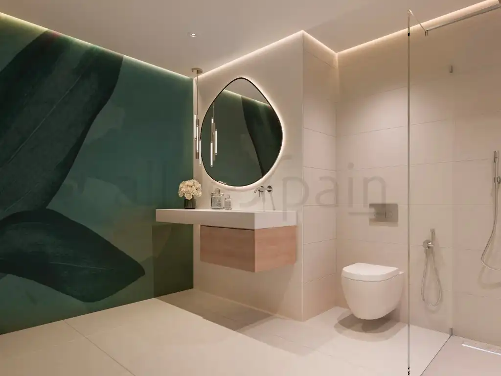 Bathroom of Duplexes for sale in Benalmádena