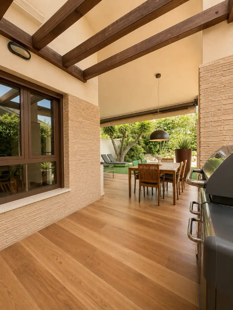 Terrace of Detached homes for sale in Mutxamel  with Air Conditioner, Heating and Private garden