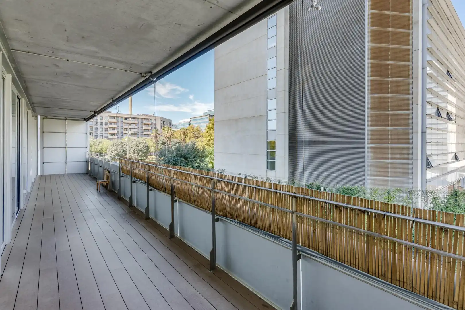 Terrace of Flat for rent in Barcelona  with Air Conditioner, Heating and Parquet flooring