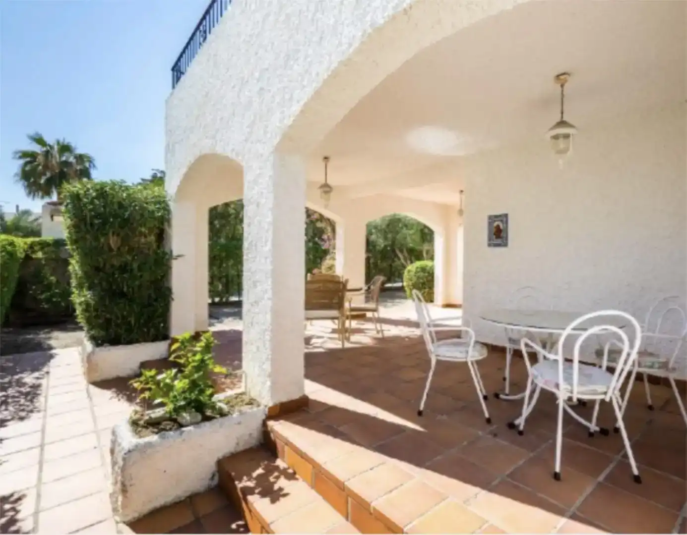 Terrassa de Casa o xalet de lloguer en Carboneras amb Aire condicionat, Jardí privat i Parquet