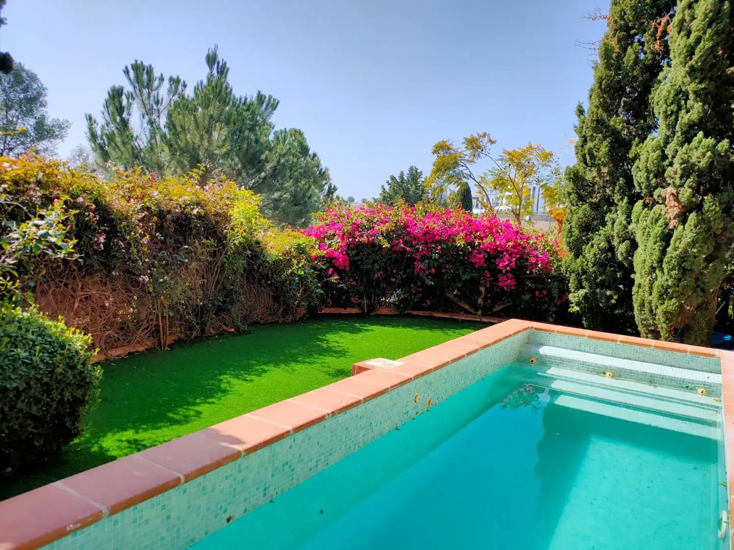 Piscina de Casa adosada de lloguer en Marbella amb Terrassa