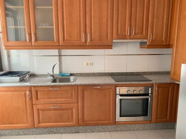 Kitchen of Flat for sale in Ferrol  with Heating, Parquet flooring and Terrace