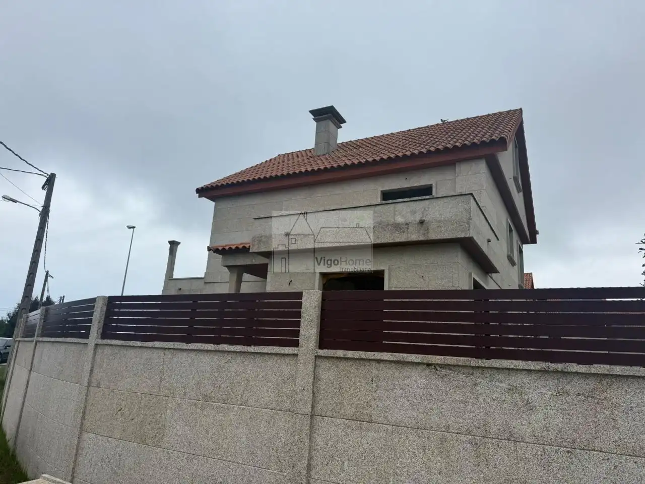 Vista exterior de Casa o xalet en venda en Baiona amb Calefacció, Jardí privat i Terrassa